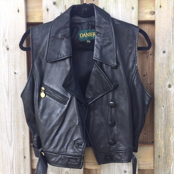 Vintage Danier Leather vest XS - Picture 6 of 7